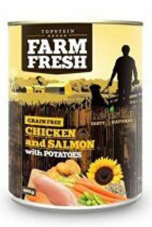 Farm Fresh Dog Chicken&Salmon with Potatoes cons 800g + Množstevná zľava