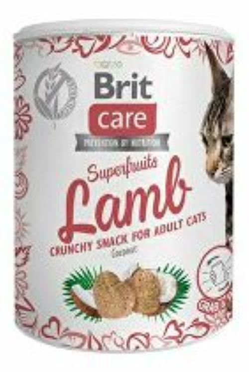 Brit Care Cat Snack Superfruits Lamb 100g + Množstevná zľava