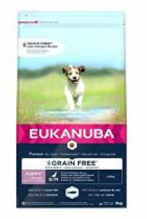 Eukanuba Dog Puppy&Junior Small&Medium Grain Free 3kg