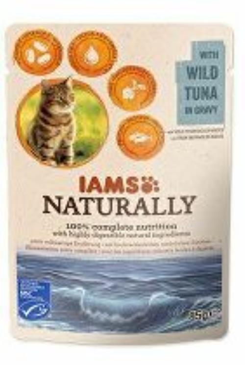 Iams Cat tuniak v omáčke 85g + Množstevná zľava