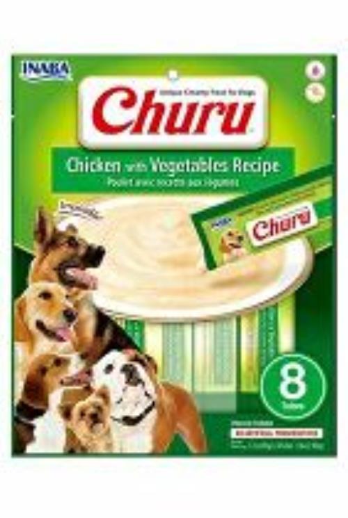 Churu Dog Kuracie mäso so zeleninou 8x20g