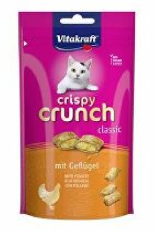 Vitakraft pochúťka pre mačky Crispy Crunch hydina 60g + Množstevná zľava