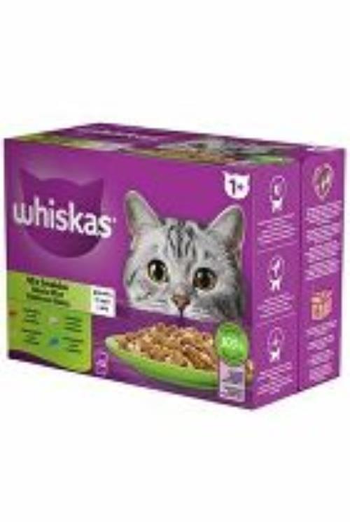 Kapsuly Whiskas. Core Mix.výber želé 12x85g + Množstevná zľava