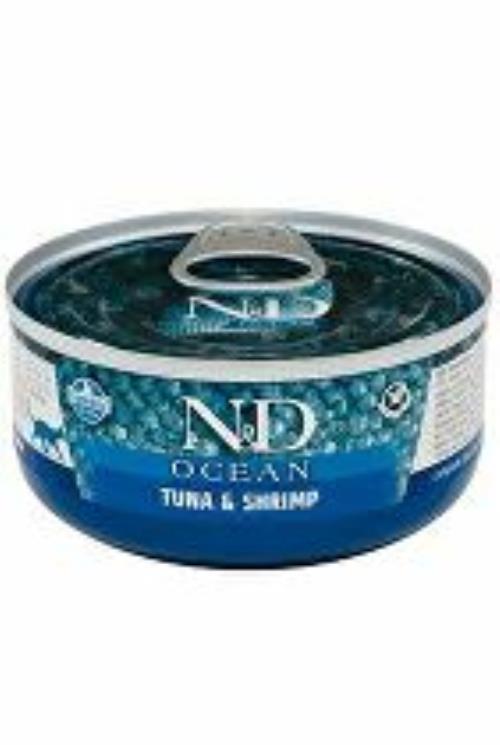 N&D CAT OCEAN Adult Tuniak a krevety 70g + Množstevná zľava