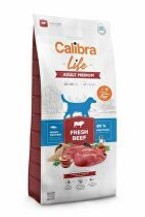 Calibra Dog Life Adult Medium Fresh Beef 12kg