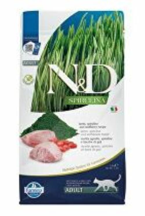 N&D SPIRULINA CAT Adult Lamb & Wolfberry 1,5kg