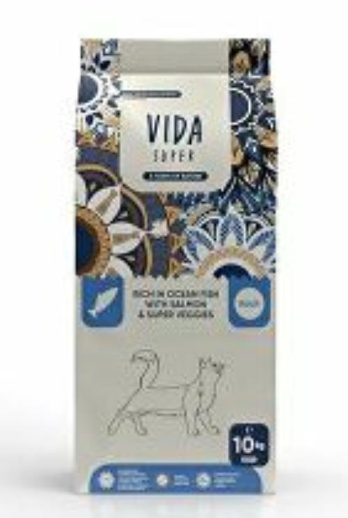 Kraftia VIDA SUPER CAT Adult Ocean fish & Salmon 10kg