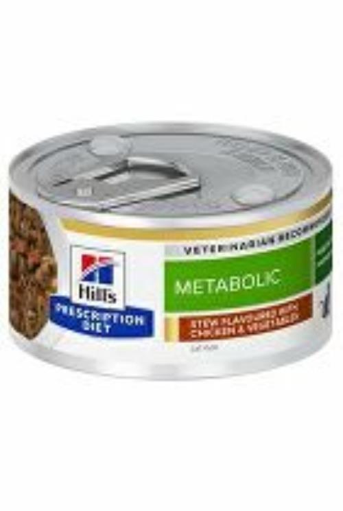 Hill's Fel. PD Metabolic Chicken&Veg stew Conv. 82g