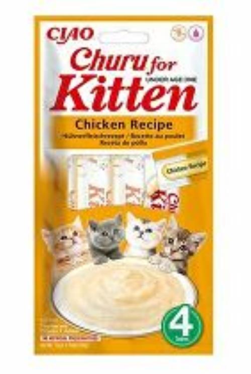 Churu Cat Kitten Chicken Recipe 4x14g