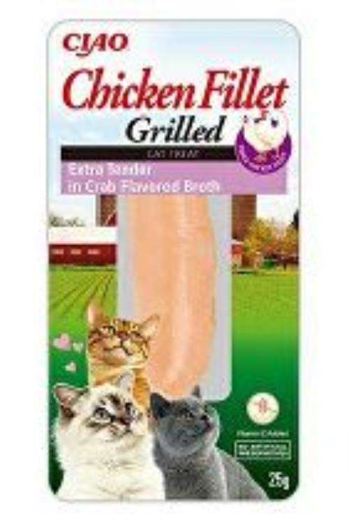 Churu Cat Kuracie filé extra v krabom ochutenom vývare 25g