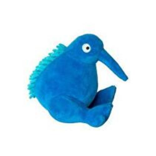 Hračka pre psa PLUSH plyšová, pískacia, modrá 16cm Kiwi