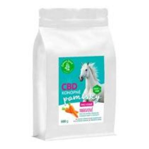CBD pamlsky pro koně - mrkev 500g