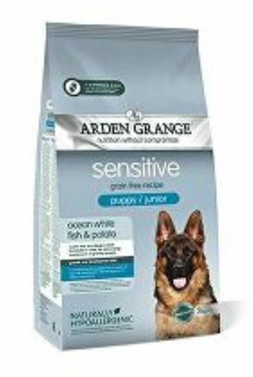 Arden Grange GF Dog Puppy Sen.Oc.White Fish&Potato 2kg