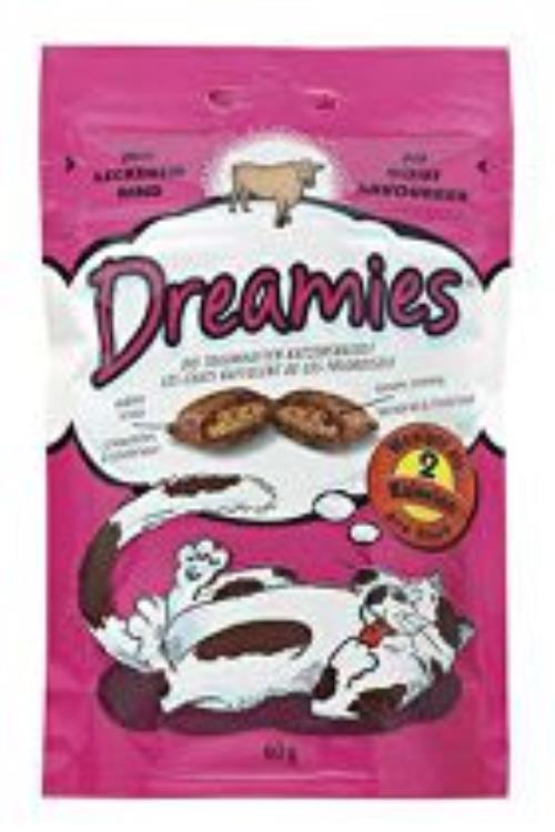 Dreamies pochúťka pre mačky s hovädzím mäsom 60g + Množstevná zľava