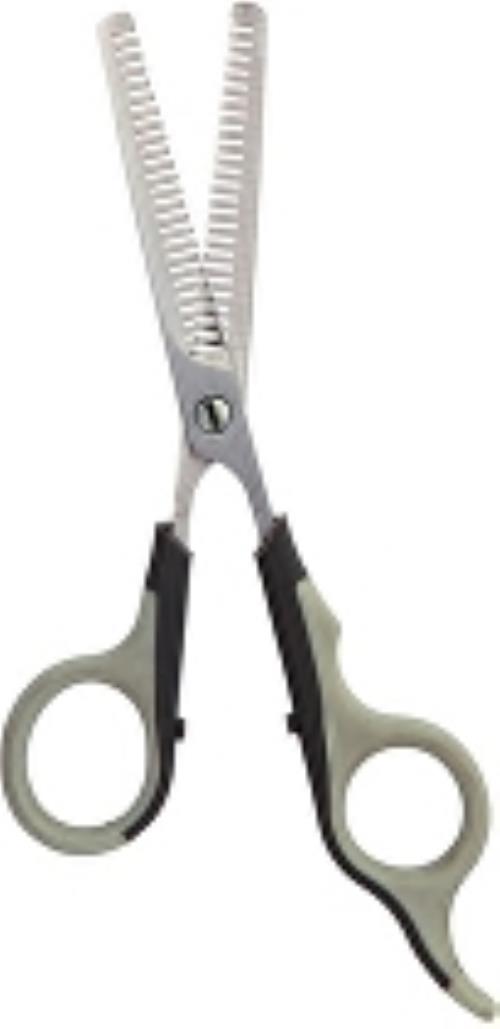 Obojstranné efilačné nožnice pre psy/mačky 18cm TR