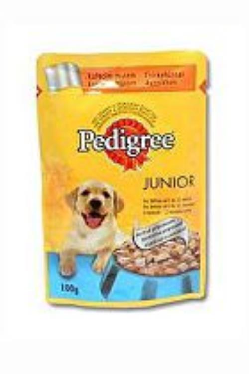 Pedigree vreckové balenie Junior mix v želé 12x100g + Množstevná zľava