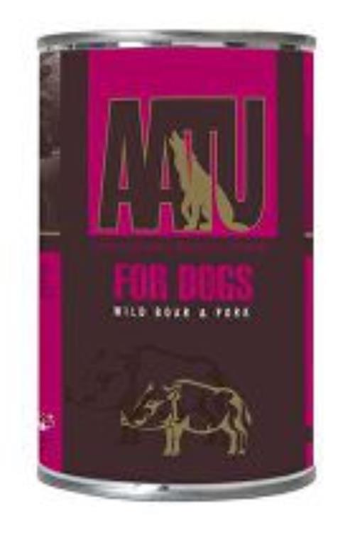 AATU Dog Wild Boar n Pork konz. 400g + Množstevná zľava