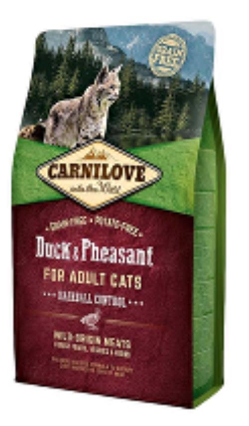 Carnilove Cat Duck&Pheasant Adult Hairball Contr 6kg