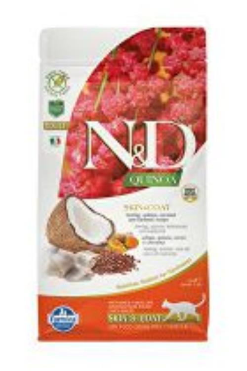 N&D Quinoa CAT Skin & Coat Herring & Coconut 1,5kg