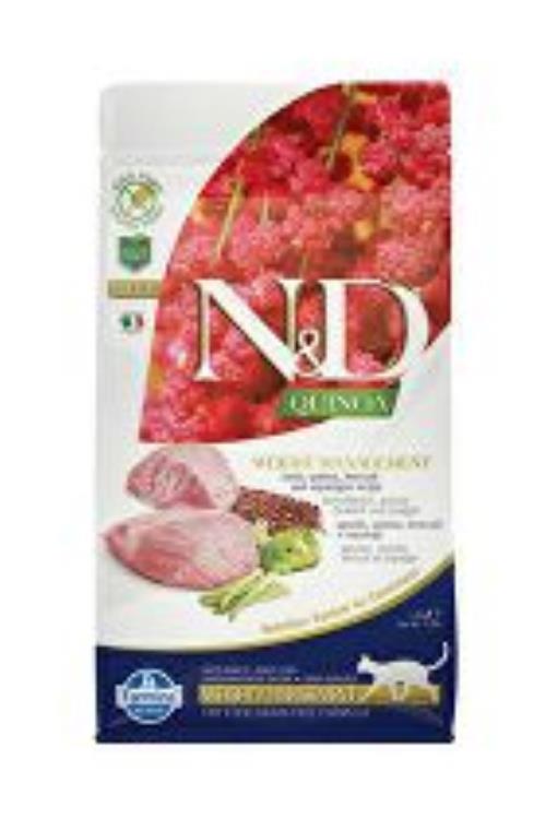 N&D Quinoa CAT Weight Management Lamb & Broccoli 1,5kg