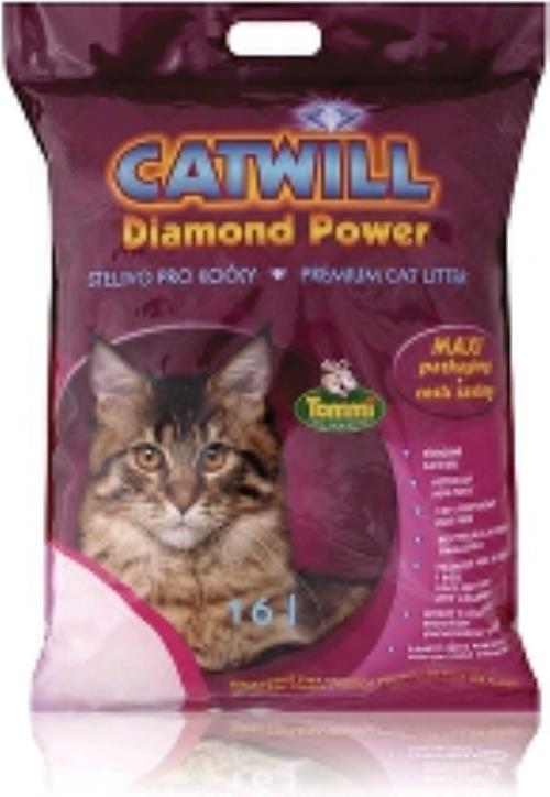 Catwill Diamond Power podstielka pre mačky 16l