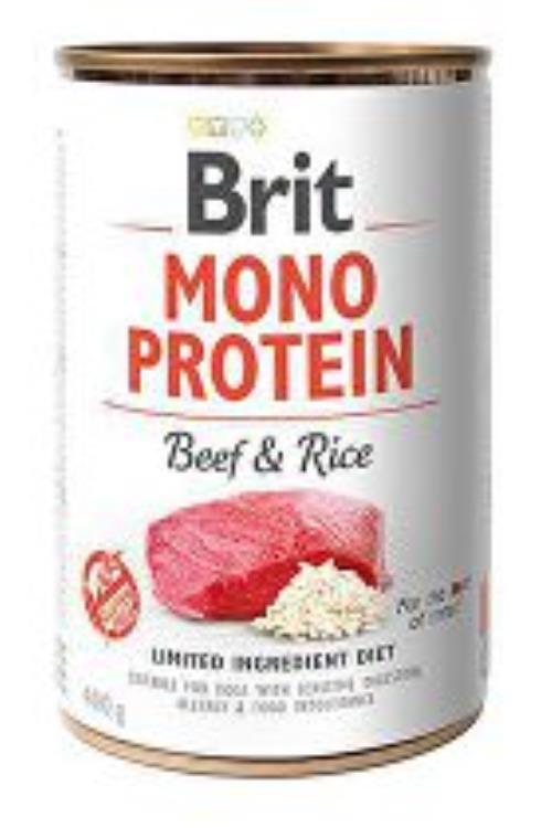 Brit Dog Cons Mono Protein Beef & Brown Rice 400g + Množstevná zľava