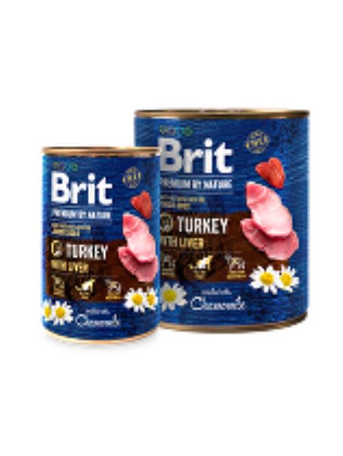 Brit Premium Dog by Nature konz Turkey & Liver 400g + Množstevná zľava
