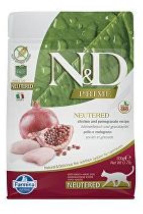 N&D PRIME CAT Neutered Chicken&Pomegranate 5kg