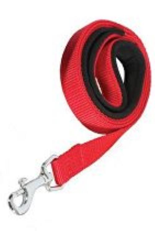 Vodítko pre psov SOFT NYLON červené 25mm/1m Zolux