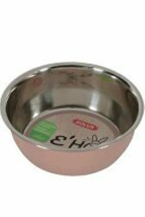 Nerezová miska EHOP hlodavec 200ml ružová Zolux