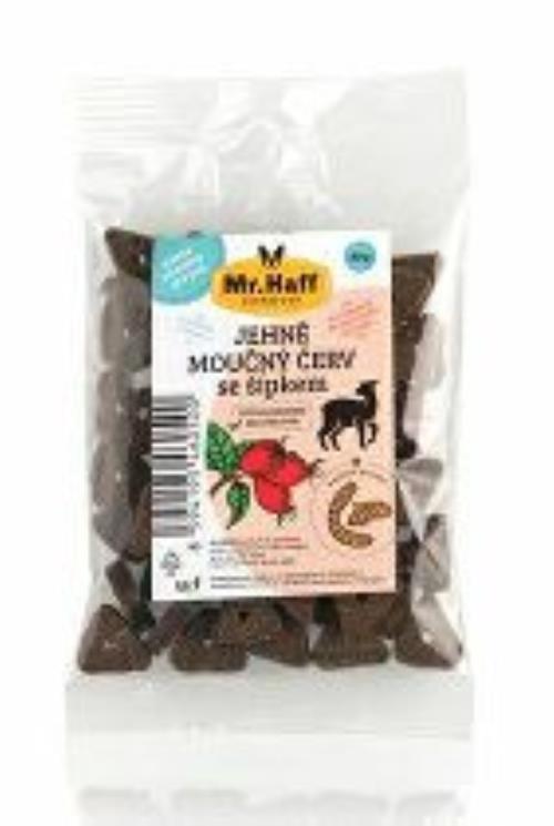 UGF - Pochúťky pre psov Jahňacie mäso - Mealy worm 80g + Množstevná zľava