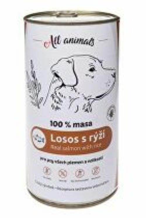 All Animals DOG losos mletý s ryžou 1200g + Množstevná zľava