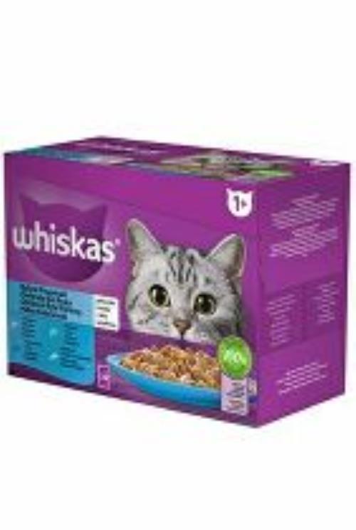 Kapsuly Whiskas. Základný výber rýb v želé 12x85g + Množstevná zľava