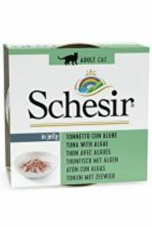 Schesir Cat Cons. Adult tuniak/riasy 85G + Množstevná zľava