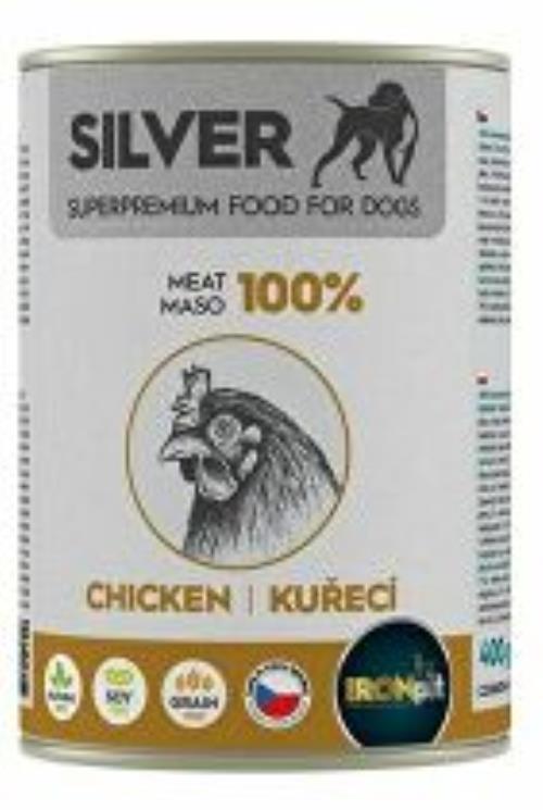 IRONpet Silver Dog Chicken 400g + Množstevná zľava