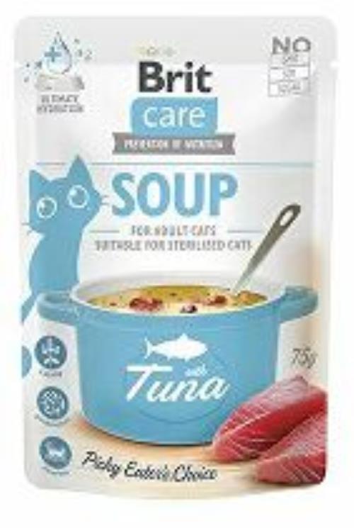 Brit Care Polievka pre mačky s tuniakom 75g
