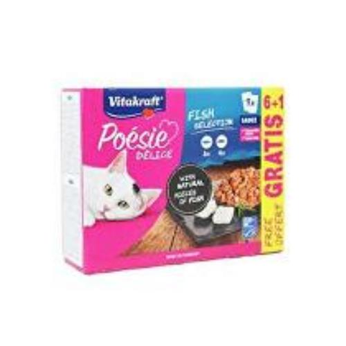 Vitakraft Cat Poésie DéliSauce Multipack rybí 6+1x85g
