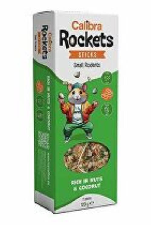 Calibra Rockets Sticks Malé hlodavce Nuts&Coconut 120g