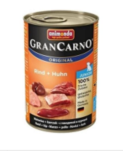 Animonda GRANCARNO cons. JUNIOR hovädzie/kuracie mäso 400g + Množstevná zľava