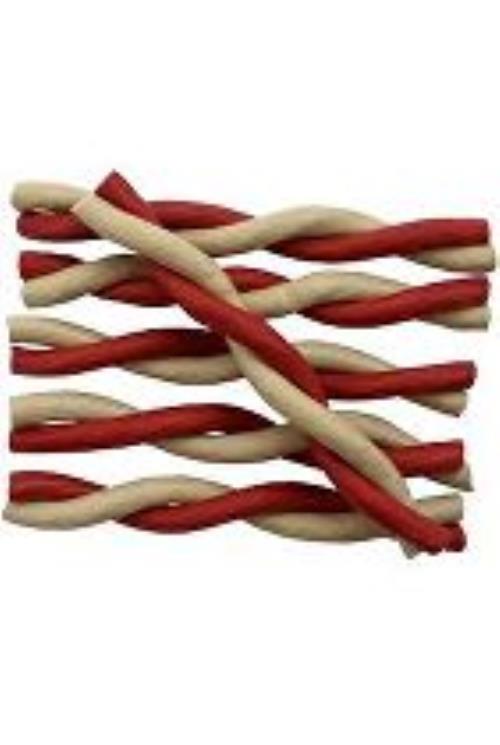 Magnum Twisted Stick 5" červená/biela 50ks + Množstevná zľava