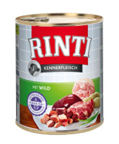 Rinti Dog konzerva z diviaka 800g + Množstevná zľava