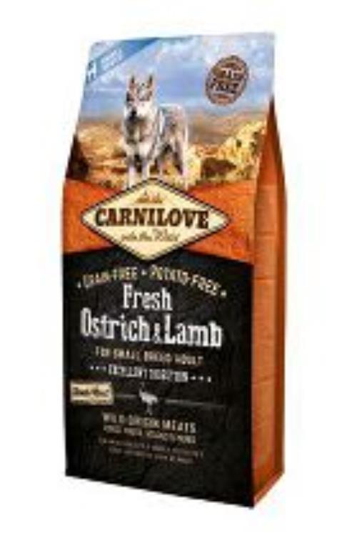 Carnilove Dog Fresh Ostrich&Lamb for Small Breed 6kg