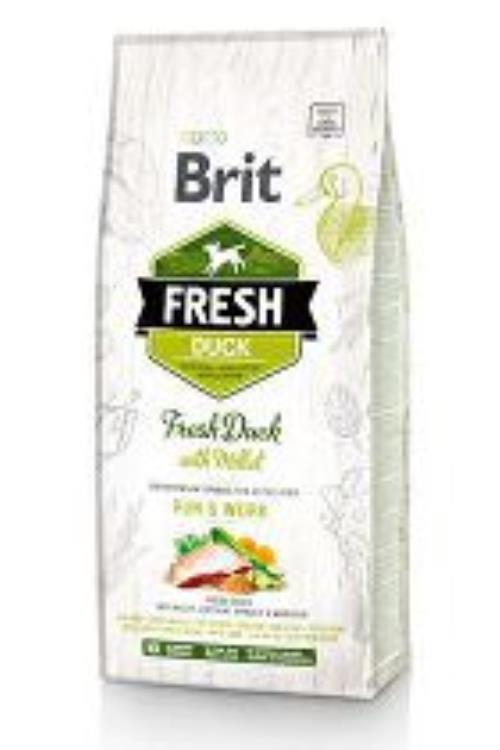 Brit Dog Fresh Duck & Millet Active Run & Work 12kg
