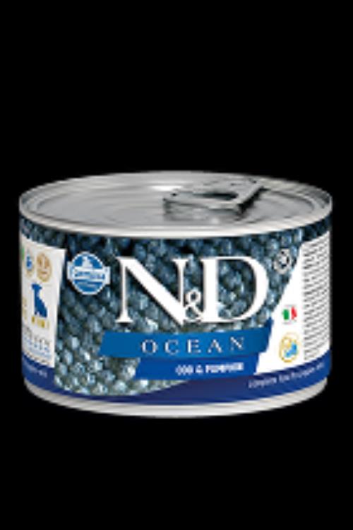 N&D DOG OCEAN Puppy Codfish & Pumpkin Mini 140g + Množstevná zľava