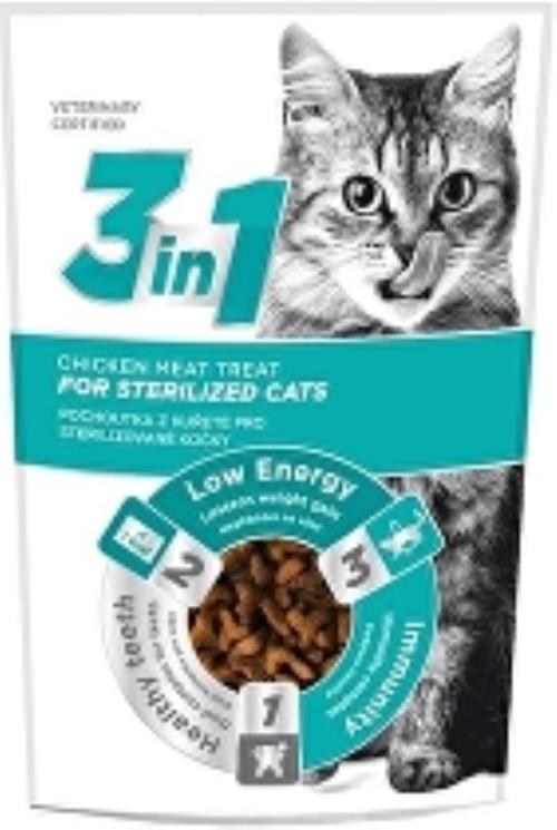 Pet+ 3v1 cat STERILISED 1kg