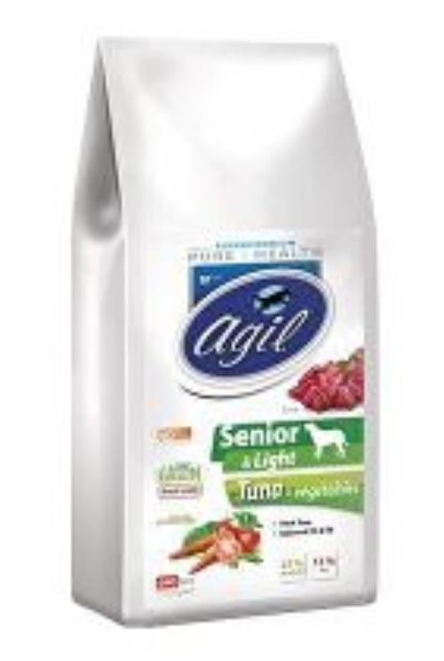 Agil Senior&Light Low Grain,Tuna,Lamb,Chicken 10kg