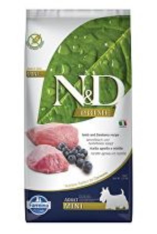 N&D PRIME DOG Adult Mini Lamb & Blueberry 7kg