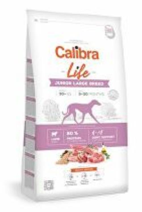 Calibra Dog Life Junior Large Breed Lamb 12kg + malé balenie zadarmo