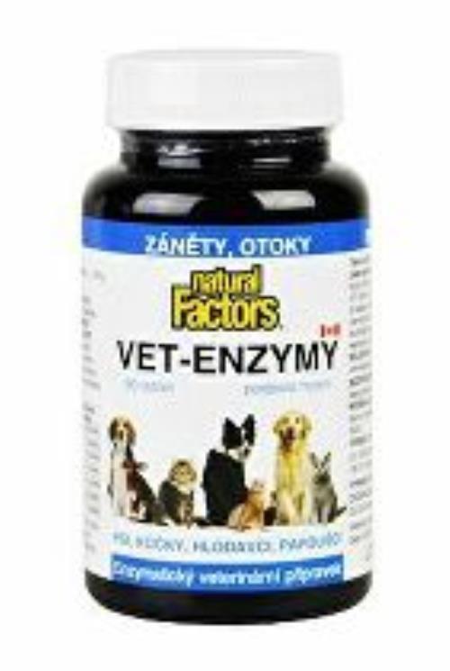 Vet Enzymy 90tablet podporujú hojenie, zápal, opuch