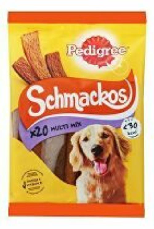 Pedigree Treats Schmackos Multi Mix 12ks + Množstevná zľava
